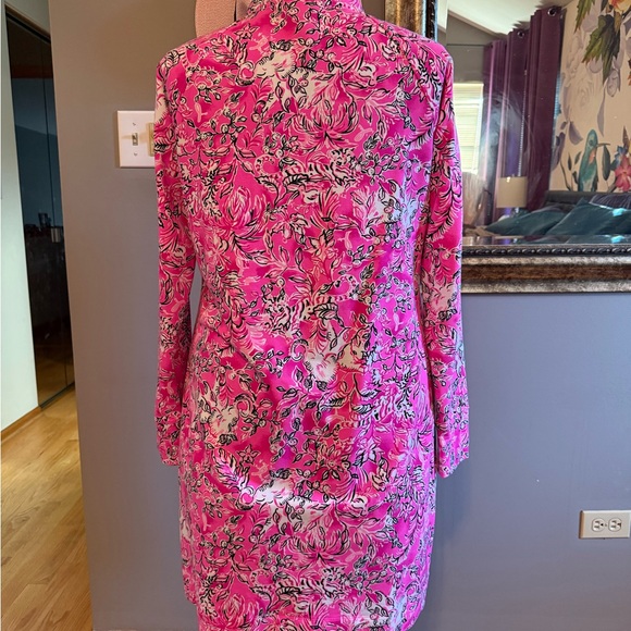 EUC Lilly Pulitzer Cassi Long Sleeve
Cotton Blend Dress UPF50+
Plumeria Pink, XL - Picture 2 of 3